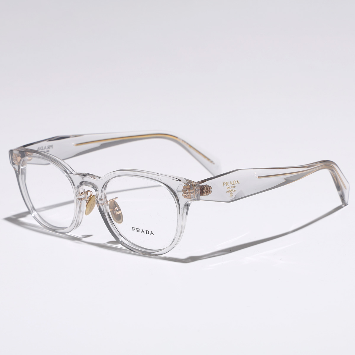 PRADA（プラダ） メガネ VPR B06-D メンズ ウェリントン型 セル