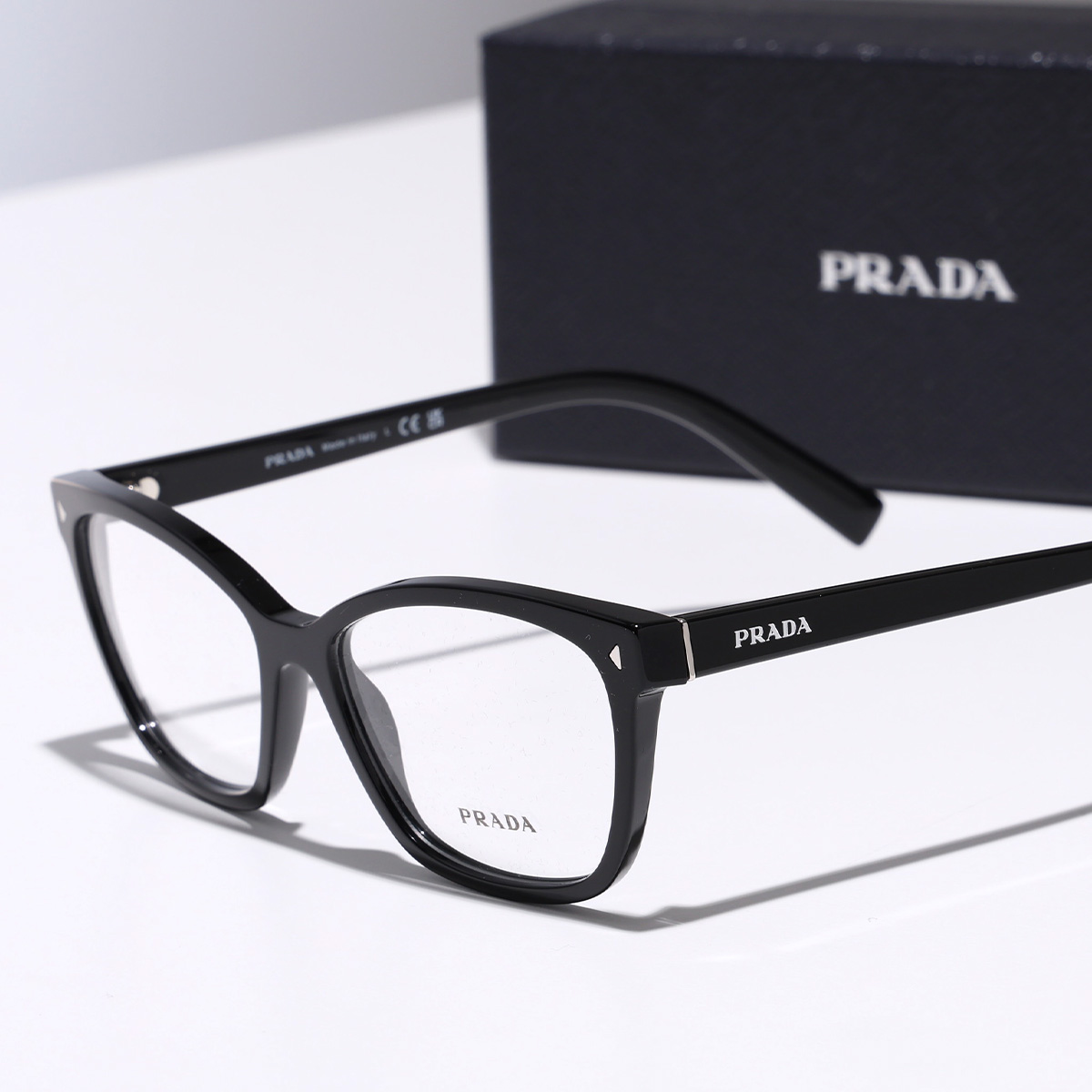 PRADA（プラダ） メガネ VPR 15Z レディース ウェリントン型 セル