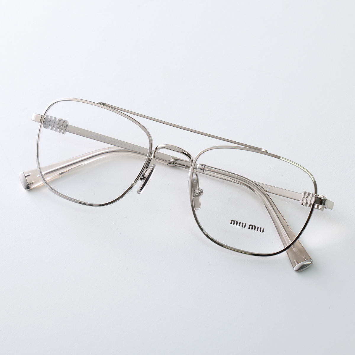 miu miu（ミュウミュウ） メガネ VMU 51W レディース ウェリントン型