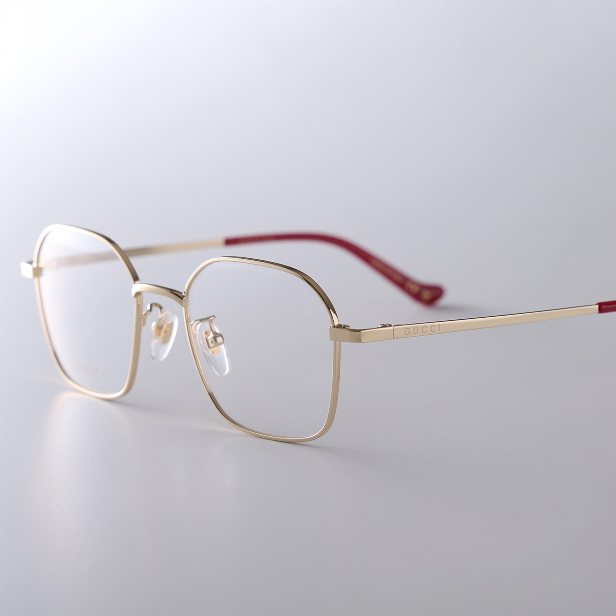 GUCCI（グッチ） メガネ GG1611OA レディース ウェリントン型 メタル