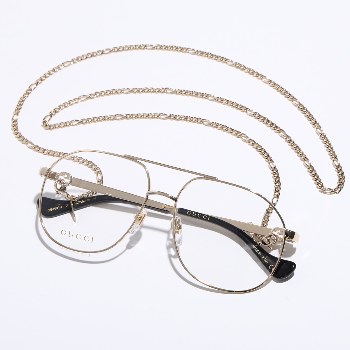 GUCCI（グッチ） メガネ GG1091O レディース メンズ ティアドロップ型