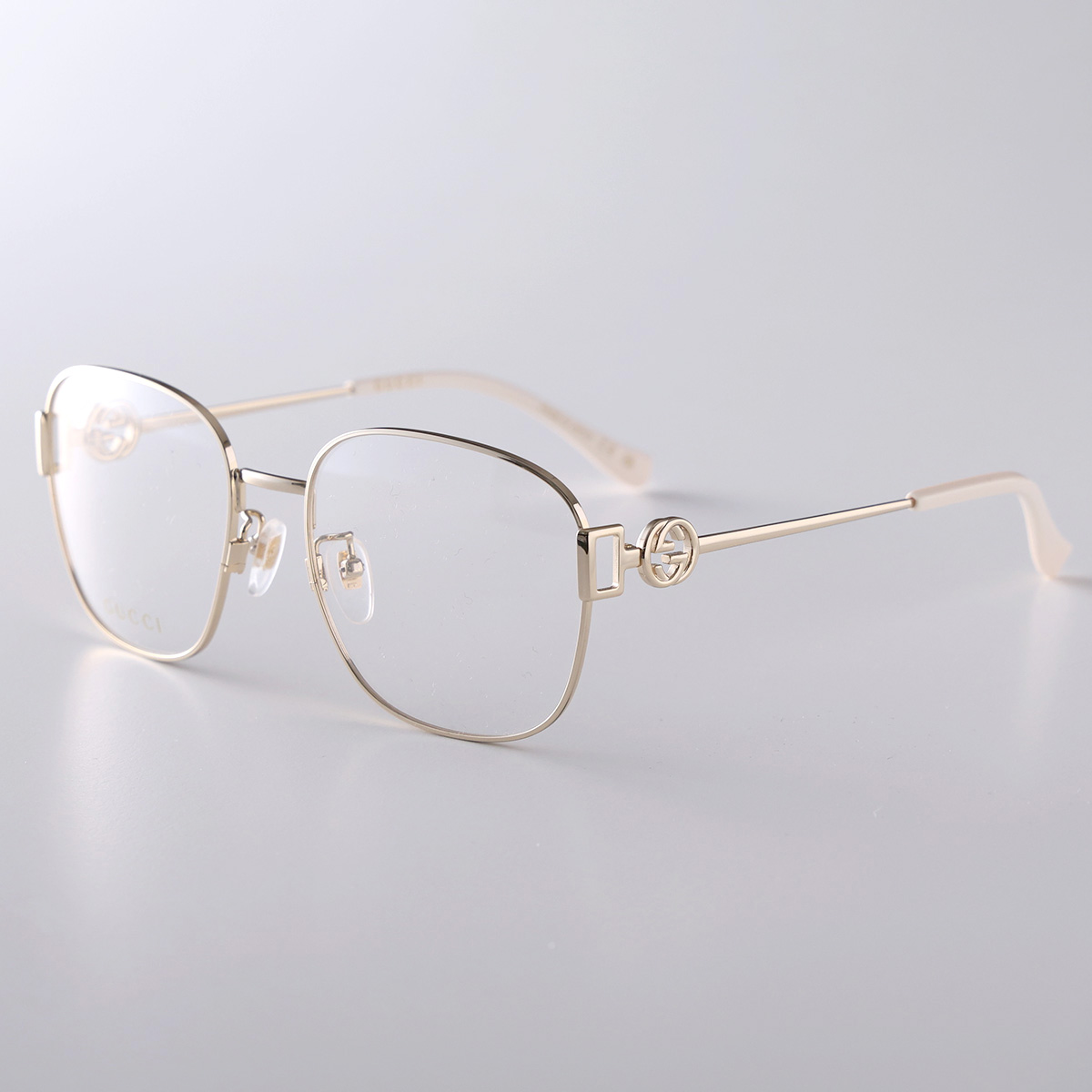【メガネ】メタルナイロール　GUCCI【0059】 グッチ メガネフレーム 伊達メガネ アジアンフィット（フルフィット