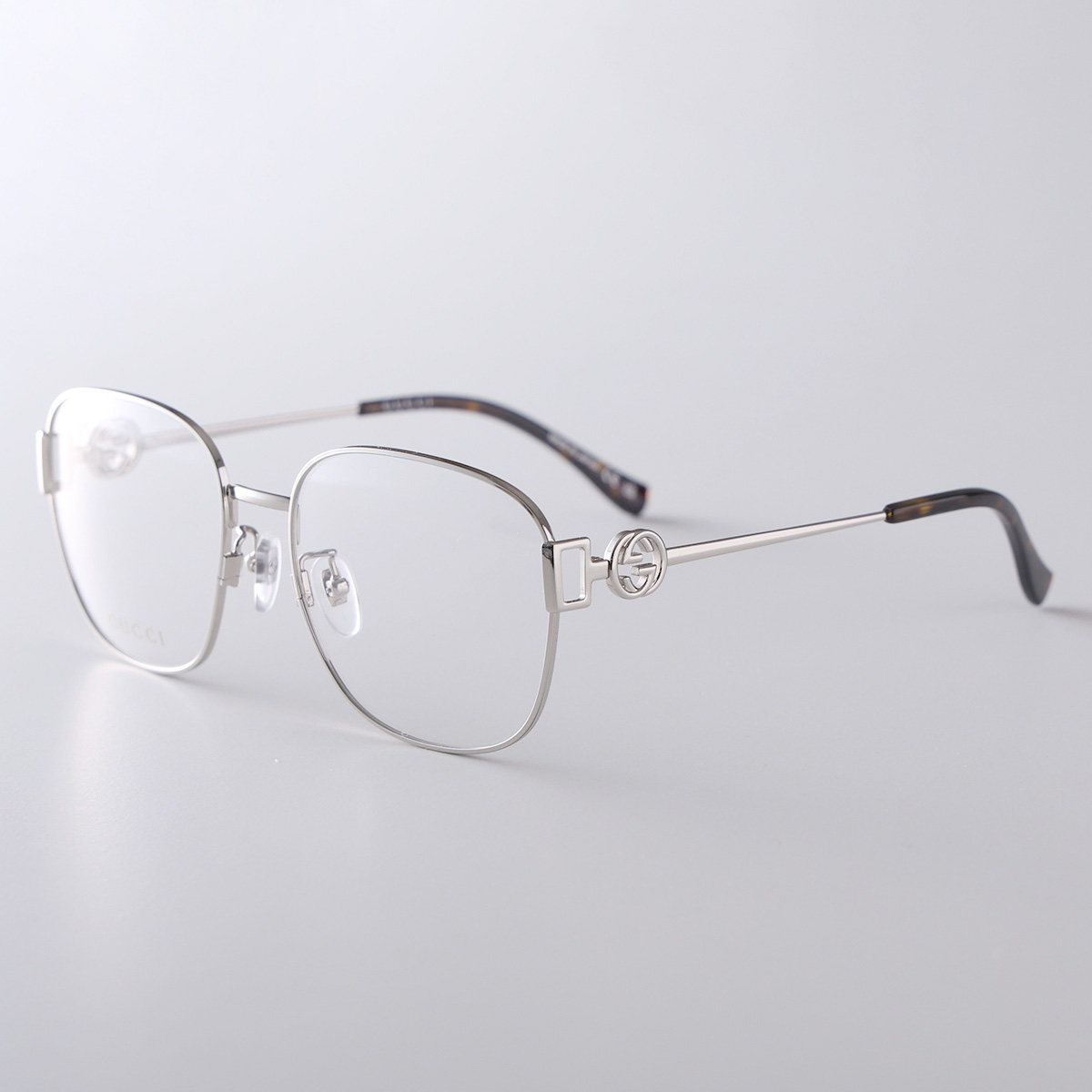 GUCCI グッチ メガネ GG1209O レディース ウェリントン型 メタルフレーム 細フレーム フルリム クリングスタイプ めがね 眼鏡 アイウェア カラー2色の画像