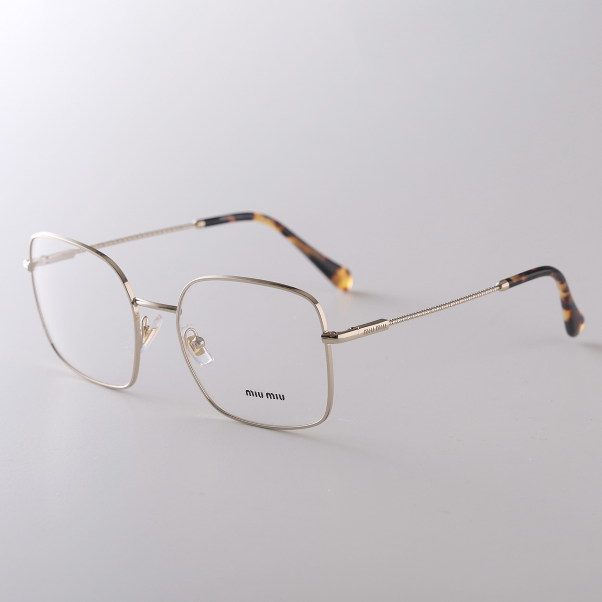 miu miu（ミュウミュウ） メガネ VMU 51T レディース ウェリントン型