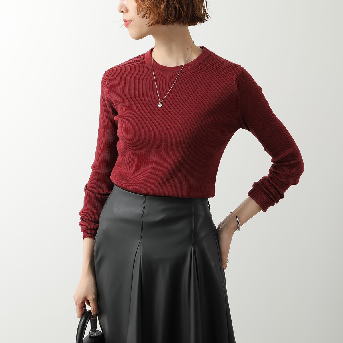 JOHN SMEDLEY（ジョンスメドレー） ニット NOLAH ノラ 30G リブ クルー