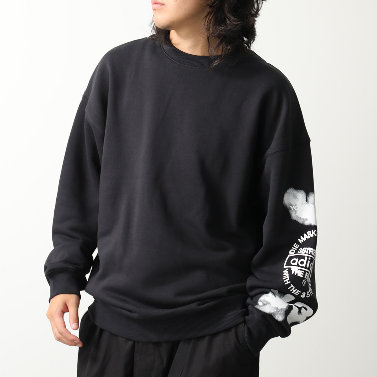 【極美品】ワイスリー　ヨウジヤマモト　サルエル　スウェット　グレー　ロゴ　y-3 Y-3 - 美品 アディダス ワイスリー ヨウジヤマモト ロゴ