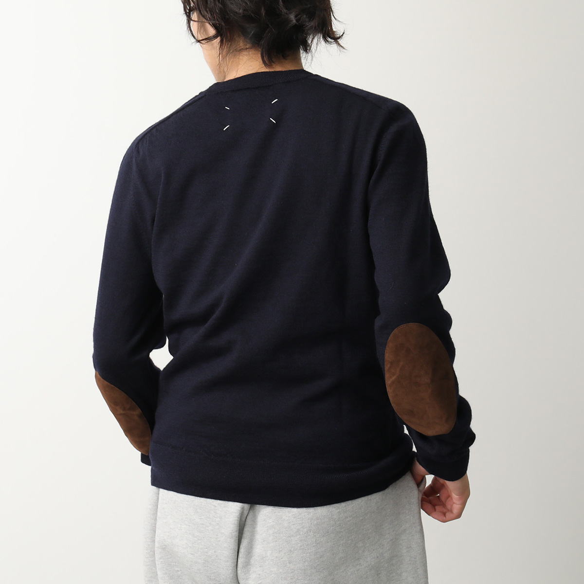 メゾンマルジェラ エルボーパッチニットポロシャツ3ボタン S メゾンマルジェラ エルボーパッチニットポロシャツ3ボタン S メゾン