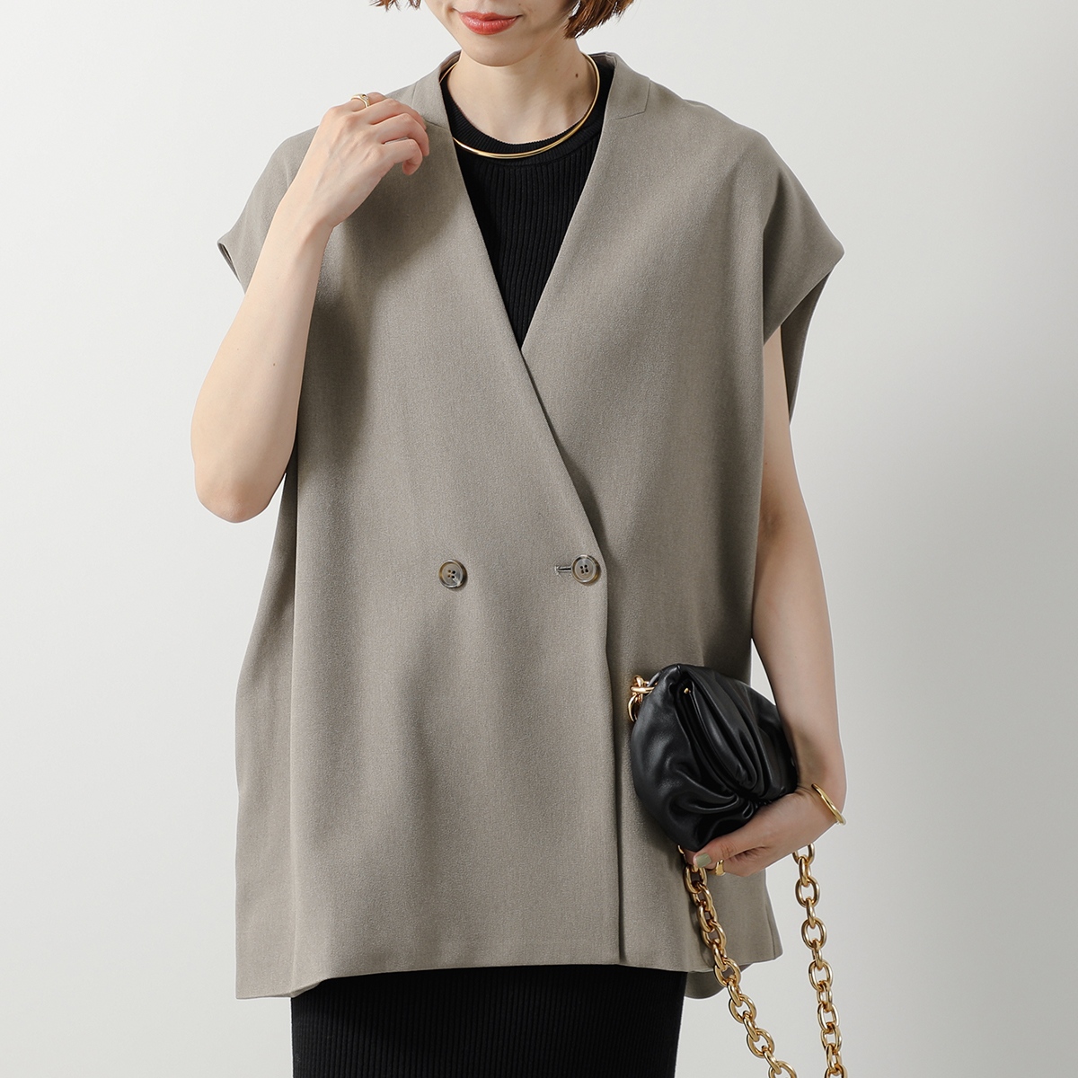 cloche（クロッシェ） クロシェ ベスト 85623 レディース ジレ ダブル