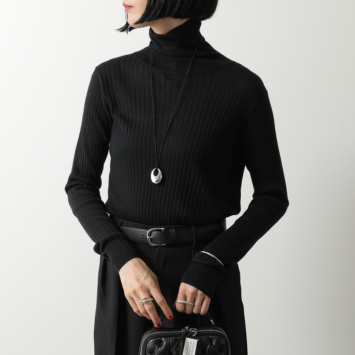 C.T.plage（シーティープラージュ） セーター Silk cashmere wide rib