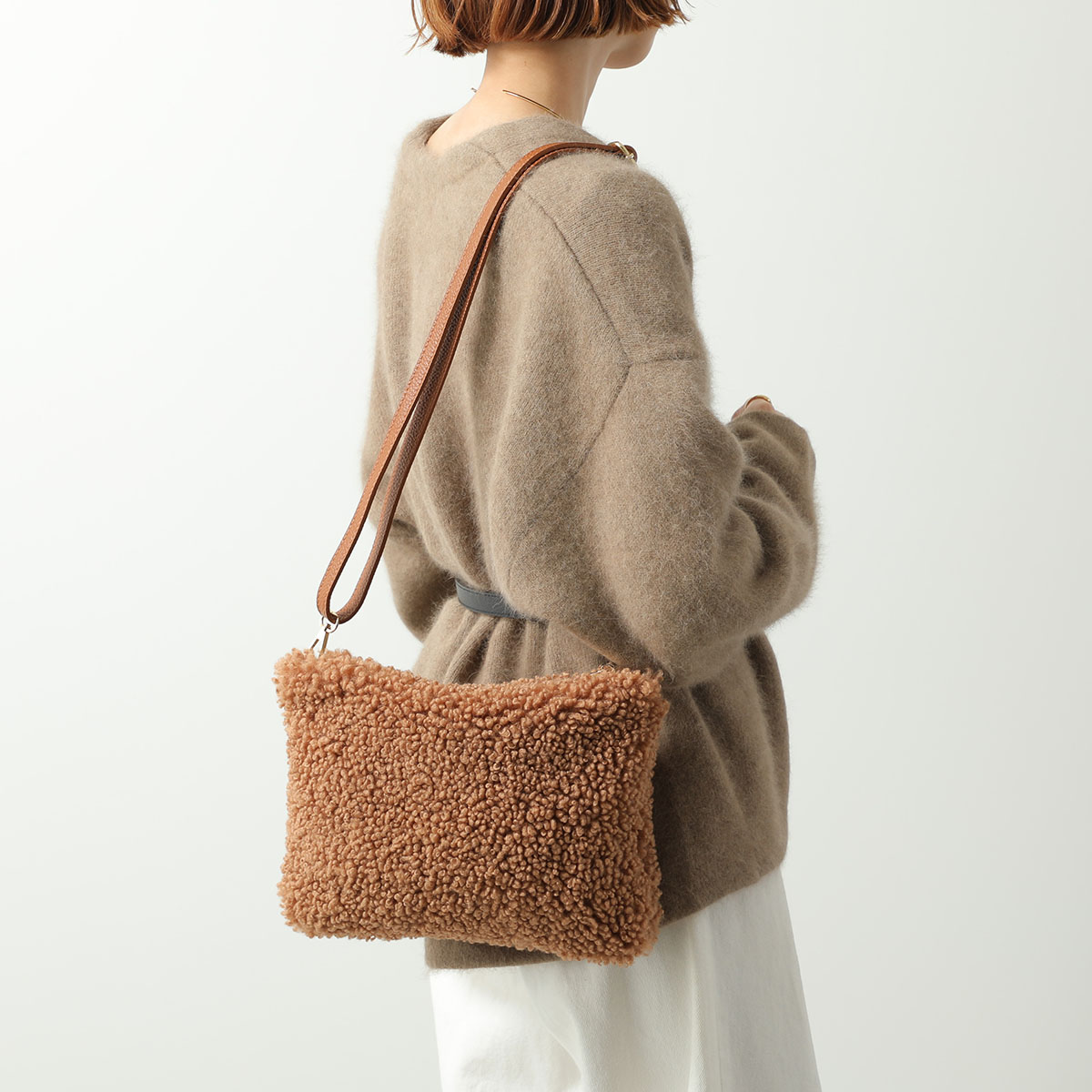 カトレア SR 美品 andrea cardone アンドレアカルドネ ショルダーバッグ teddy bag 1S