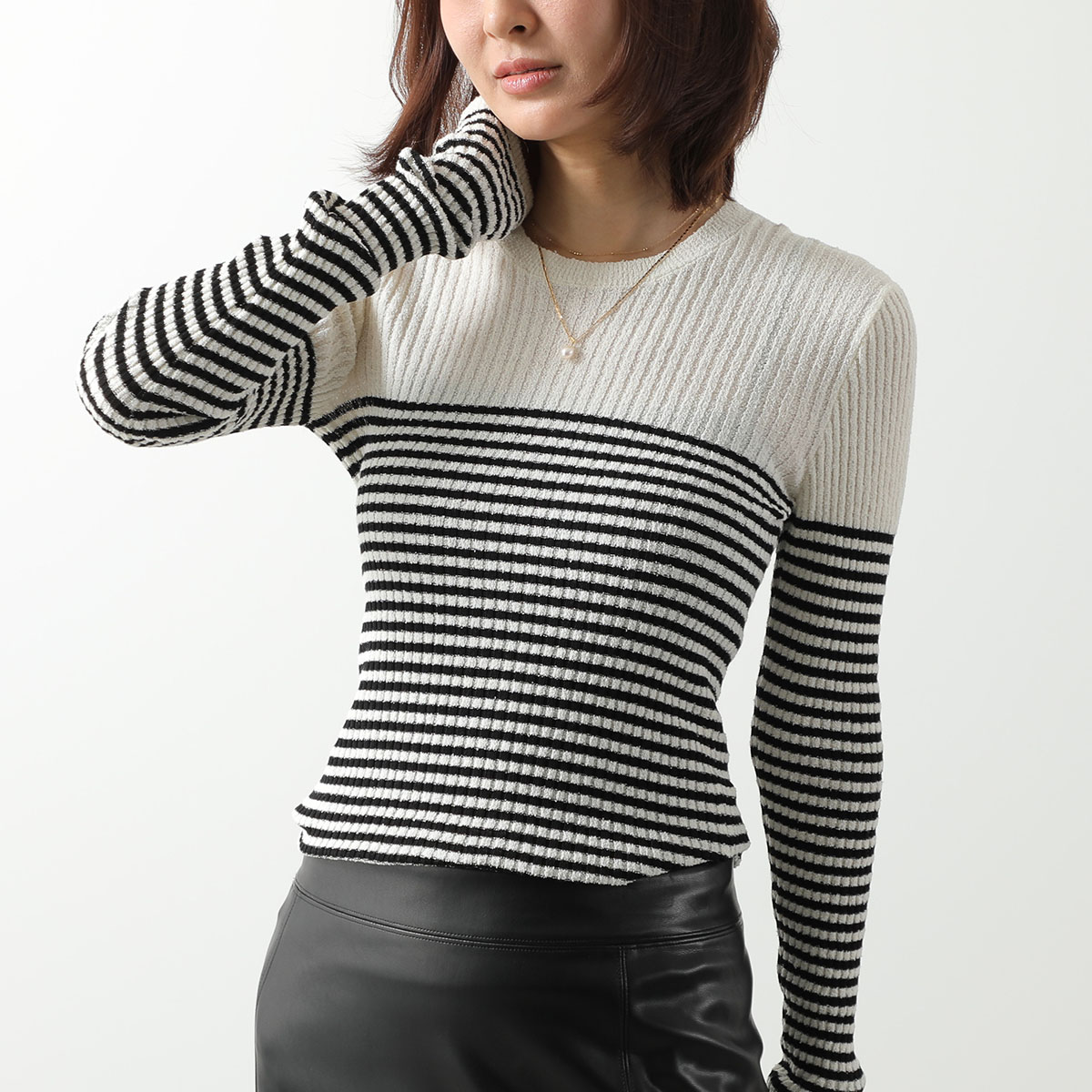 N°21（ヌメロヴェントゥーノ） セーター A025 9510 レディース リブ