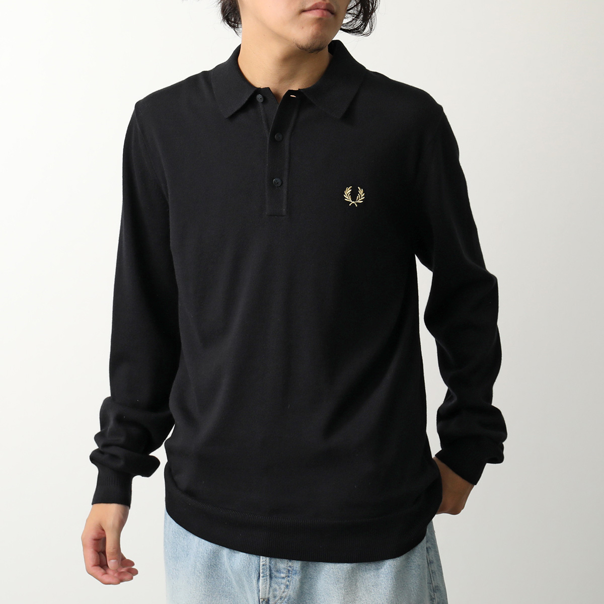 FRED PERRY（フレッドペリー） ニット ポロシャツ CLASSIC KNITTED