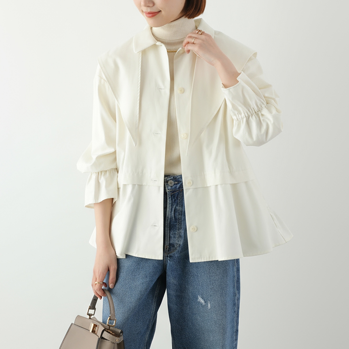 Sono（ソーノ） ジャケット S254JV036 レディース フーディー リボン