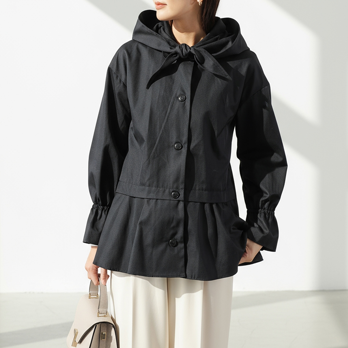 Sono（ソーノ） ジャケット S254JV036 レディース フーディー リボン