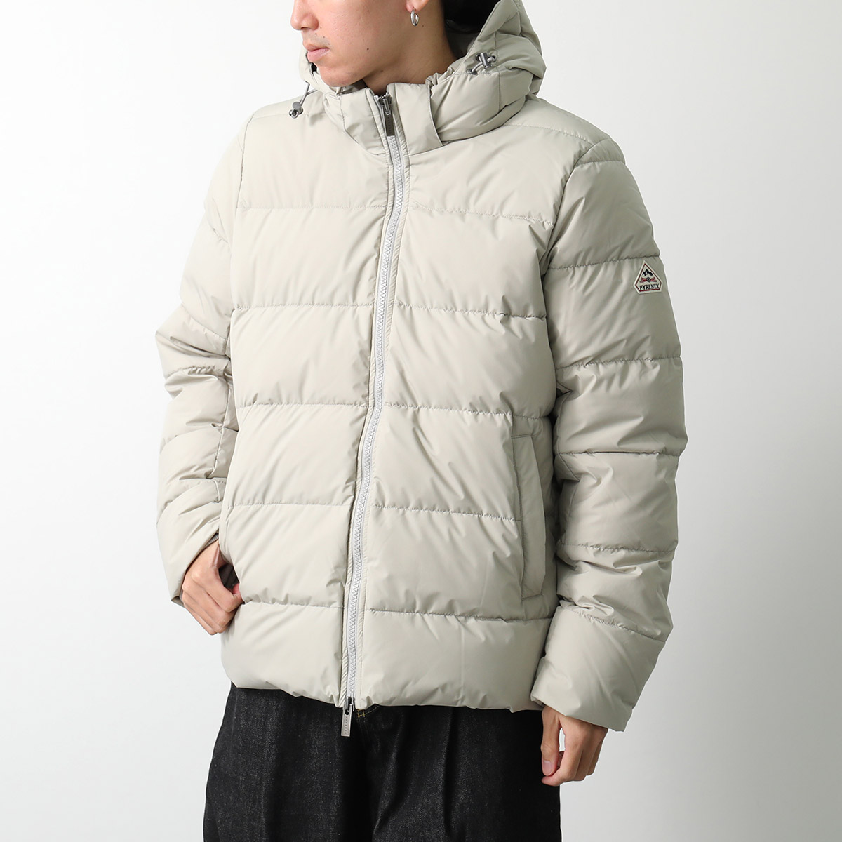 PYRENEX フード付きダウン　ホワイトグレー Pyrenex（ピレネックス） ダウンコート ダウンジャケット 「PYRENEX