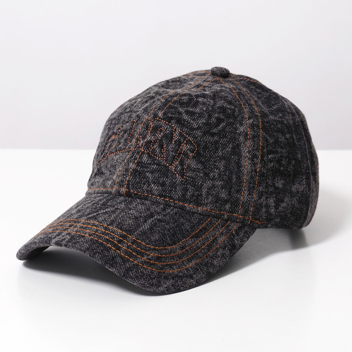 GANNI ガニー ベースボールキャップ Denim Cotton Washed Cap A6921
