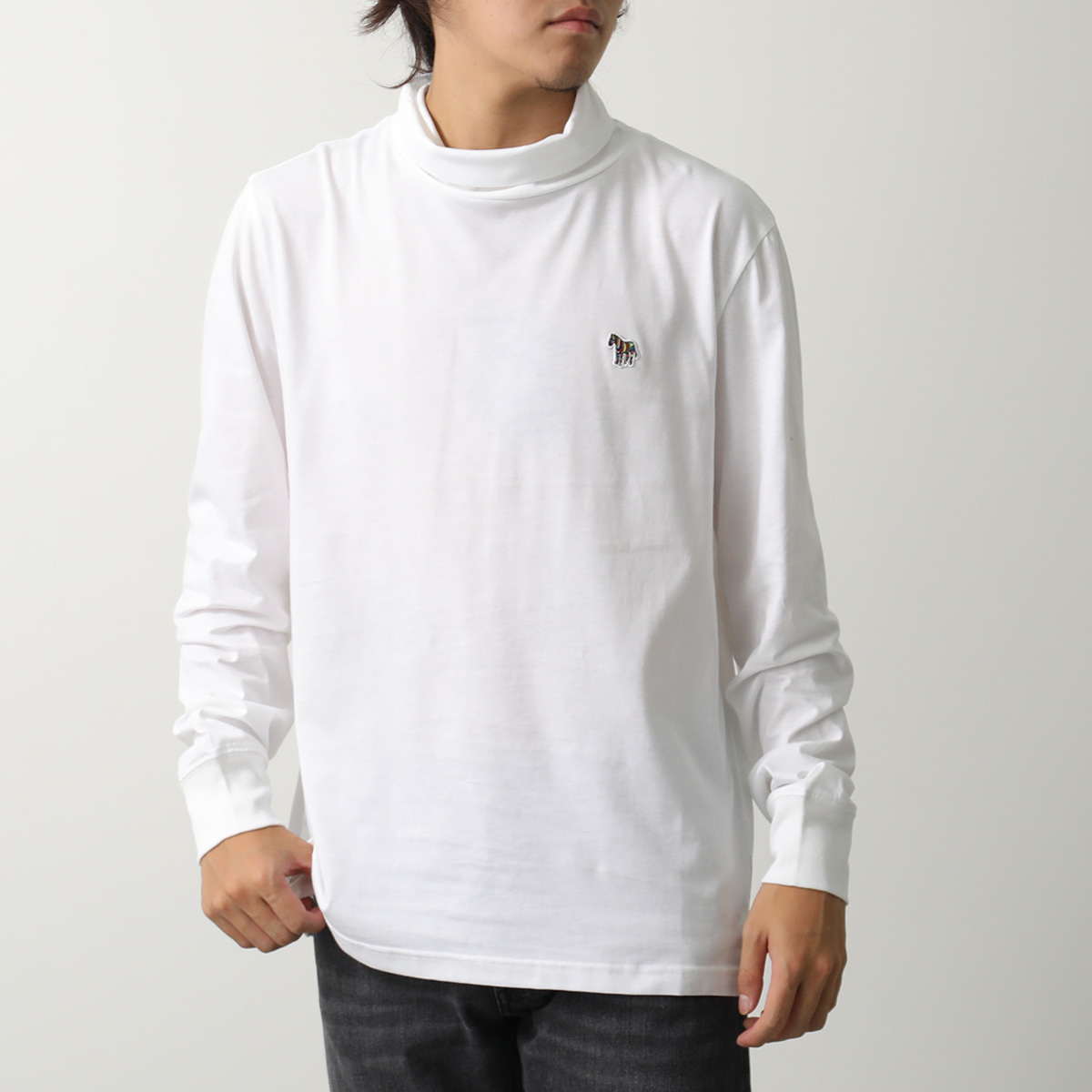 Paul Smith（ポール・スミス） 長袖Tシャツ LS ROLL NECK TSHIRT ZEBRA