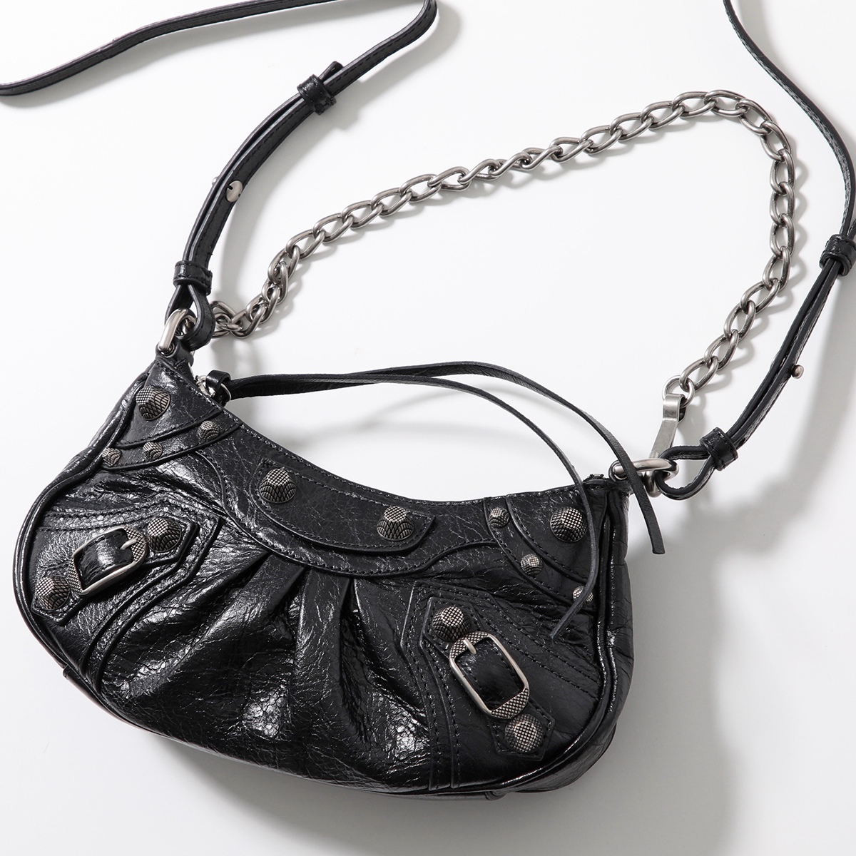 ayaBALENCIAGA LE CAGOLE MEDIUM レア品 関税込【BALENCIAGA】Le Cagole ミディアムレザーショルダーbag