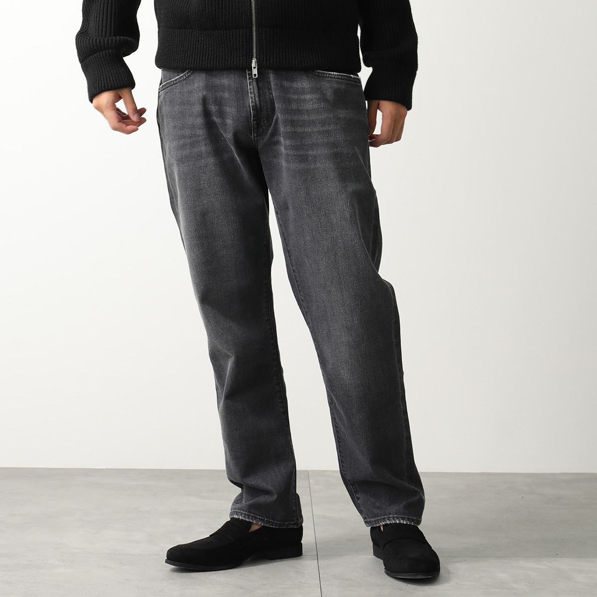 YCHAI イカイ ジーンズ PANTALONE 5 TASCHE ZIP YPU004 2DS0072 CN