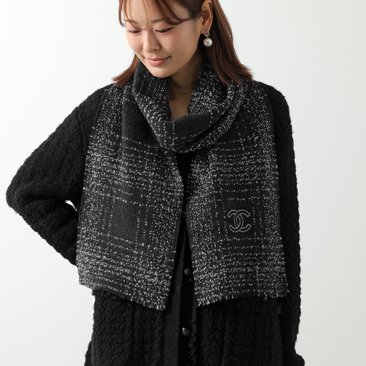 CHANEL（シャネル） ニットマフラー AAB422 B22072 レディース ウール