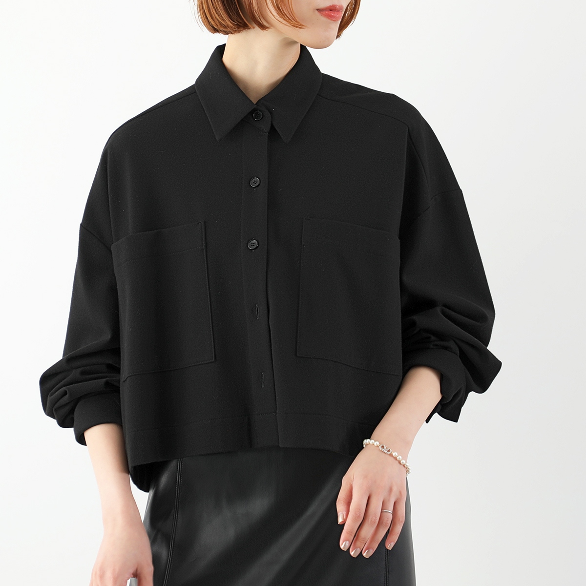 Cafune（カフネ） シャツジャケット 545902 レディース ウールライク