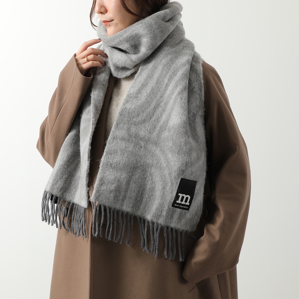 Marimekko☆Lohtta Kukko ja kana マフラー 2024SS】marimekko マリメッコ/Lohtta Kukko Ja Kana ストール