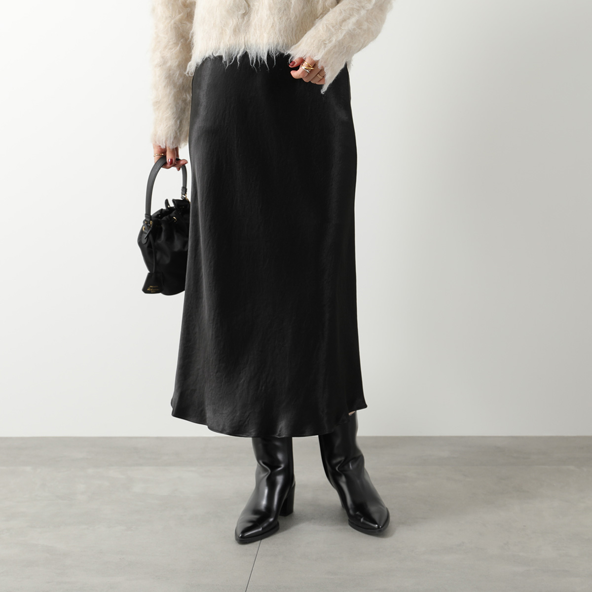 Max Mara（マックスマーラ） MAX MARA MM サテンスカート ALESSIO