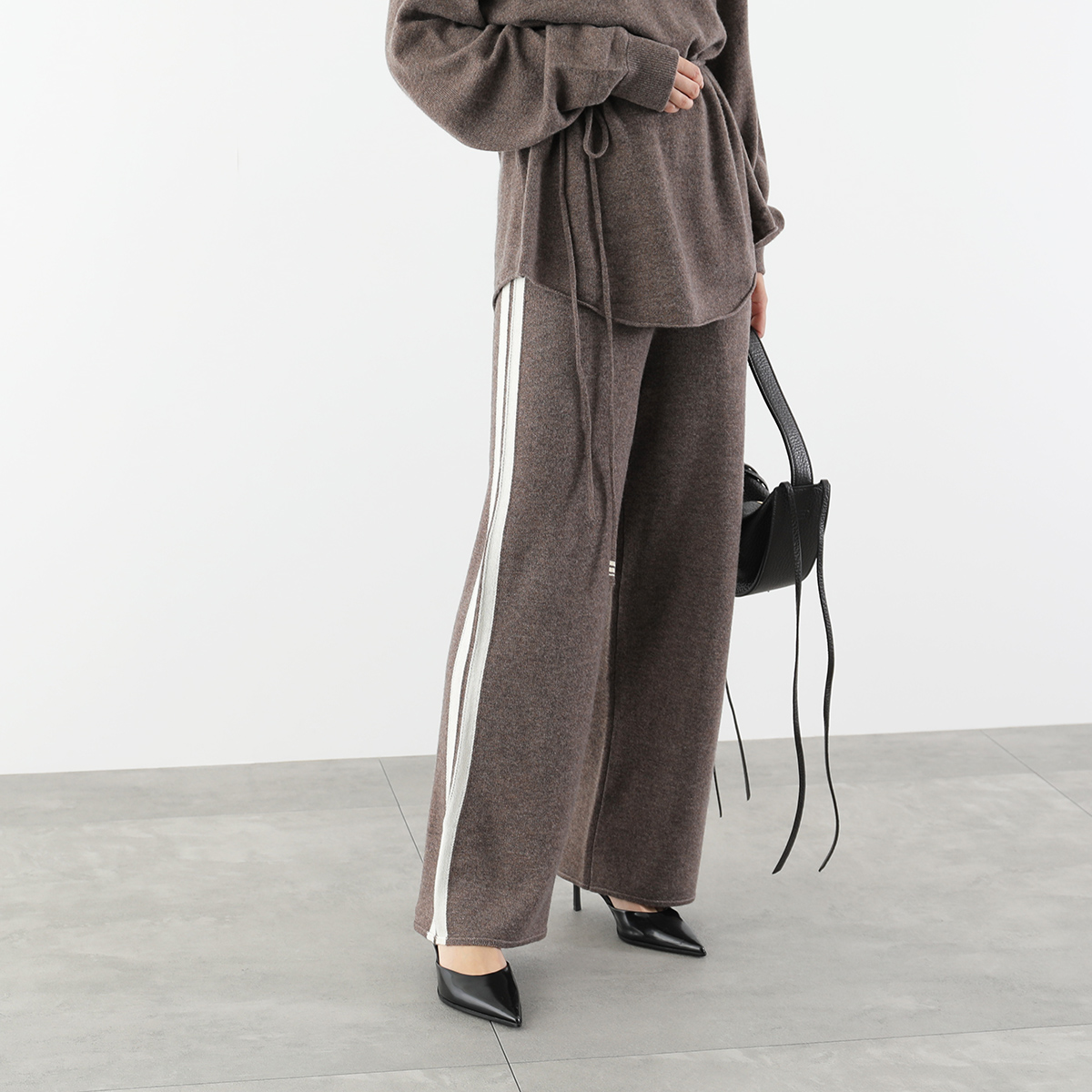 ANTHOM アントム ニットパンツ A32585 レディース ラインパンツ ウール