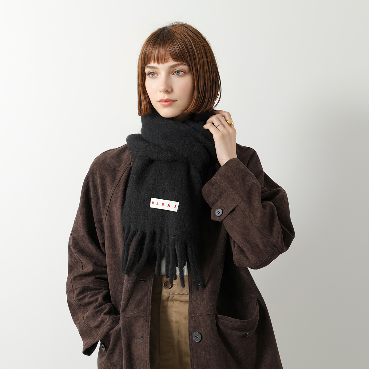 MARNI（マルニ） マフラー SCMC0143Y0 UTW918 レディース フリンジ