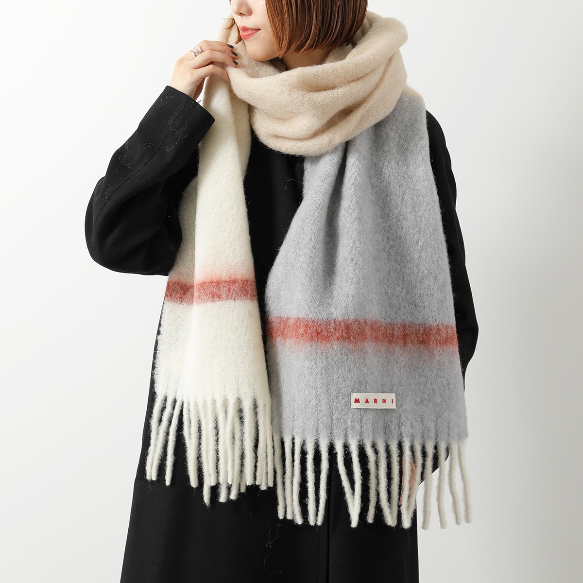 MARNI（マルニ） マフラー SCMC0139Y0 UAW053 レディース フリンジ