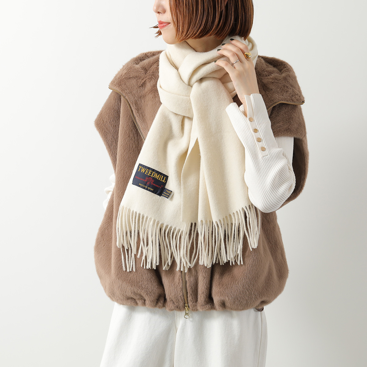 TWEED MILL（ツイードミル） マフラー Prestige Lambswool Stole