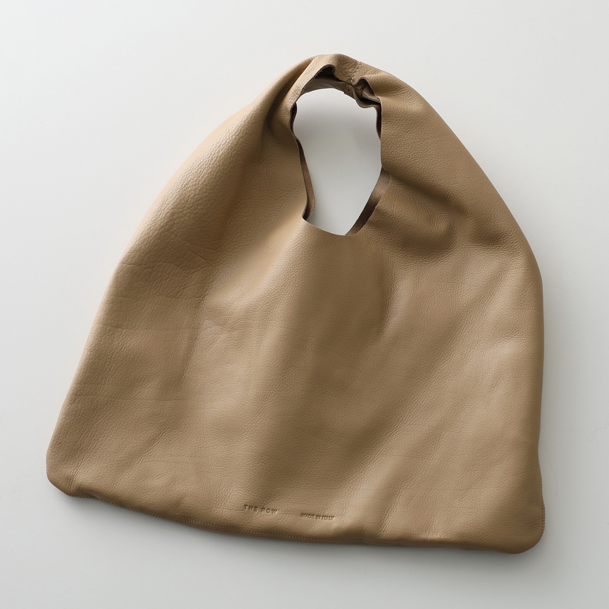 THE ROW ザ ロウ Bindle Handbag スエードレザーハンドバッグ  キャメル THE ROW - THE ROW ザ ロウ Bindle Handbag スエードレザー