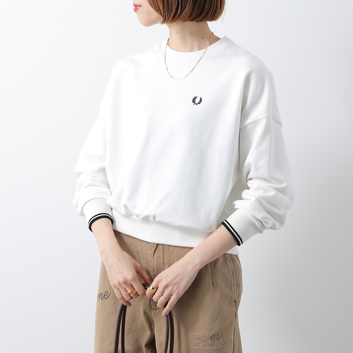 FRED PERRY（フレッドペリー） スウェットシャツ Tipped Sweatshirt