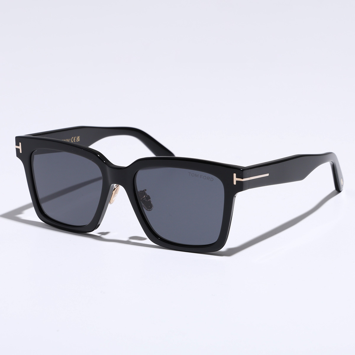 TOM FORD トムフォード サングラス ブラック スクエア ロゴ メガネ トムフォード(TOMFORD) TF5833-B 001 (49) BLUE BLOCK｜トムフォード