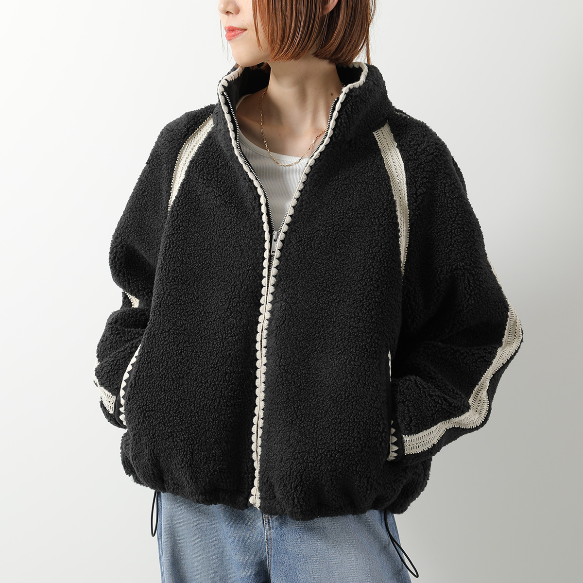 UGG（アグ） フリースジャケット NIKIA CROCHET UGGFLUFF JACKET