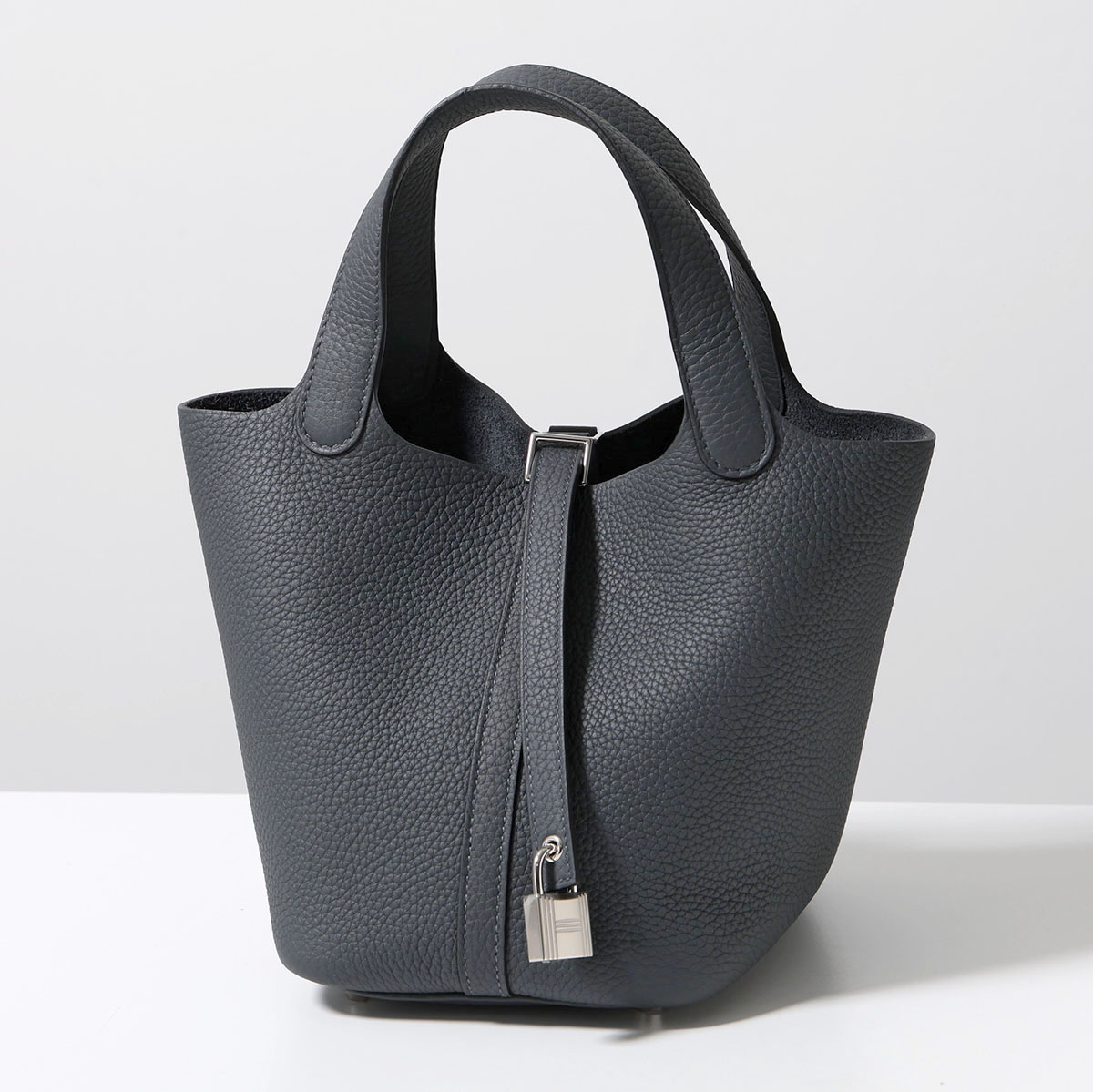 HERMES エルメス ピコタン PICOTIN LOCK PM 18 ピコタンロック H056289CK レディース トリヨンクレマンス レザー 鞄 K刻印 SV金具 2025年 鞄 GRIS-MISTYの画像