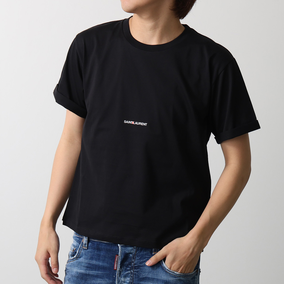 SAINT LAURENT サンローラン Tシャツ 460876 YB2DQ メンズ 半袖