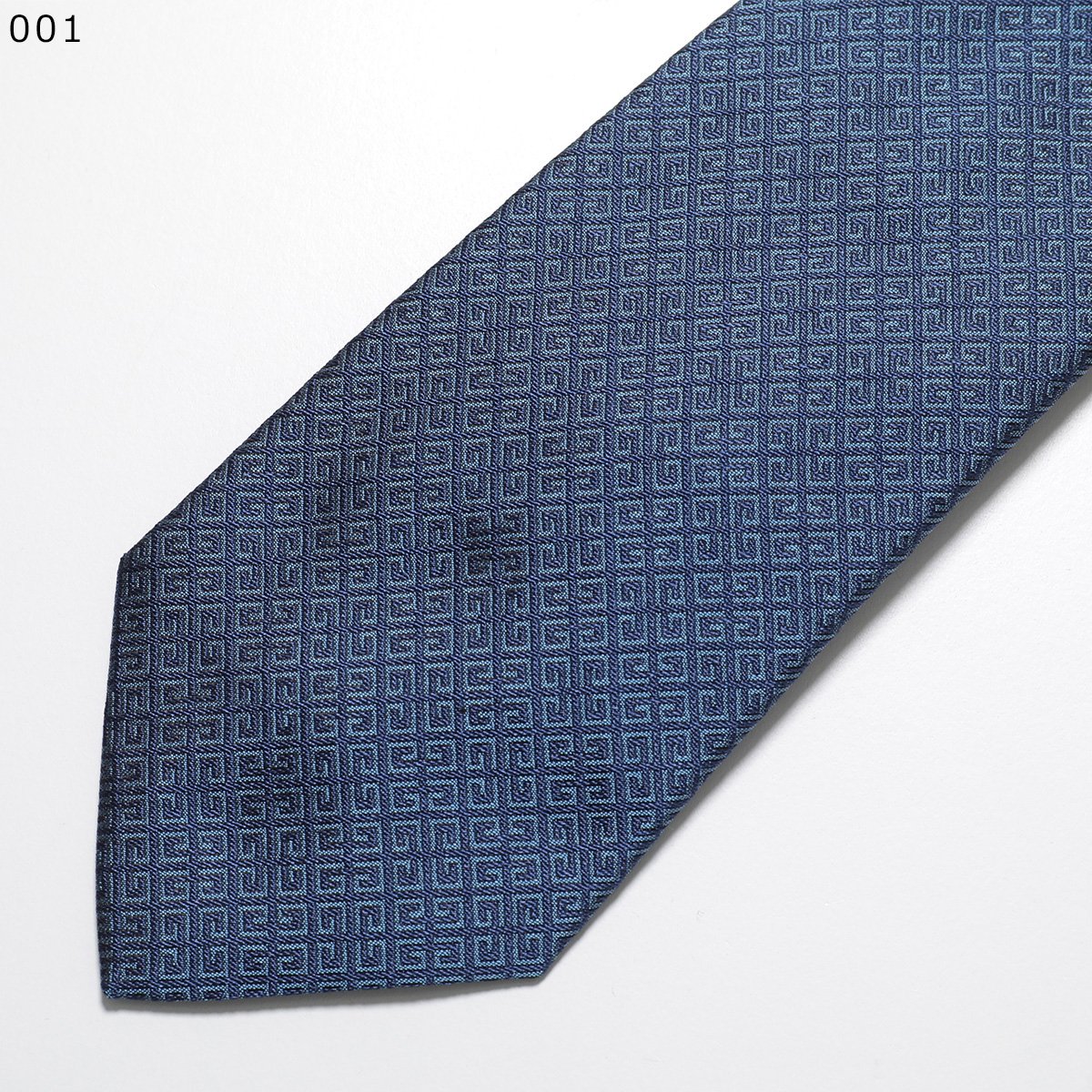 【新品未使用】ジバンシー ネクタイ ネイビー 4Gロゴ ジャガード【イタリア製】 GIVENCHY（ジバンシィ） ネクタイ J6234 メンズ シルクタイ レギュラー