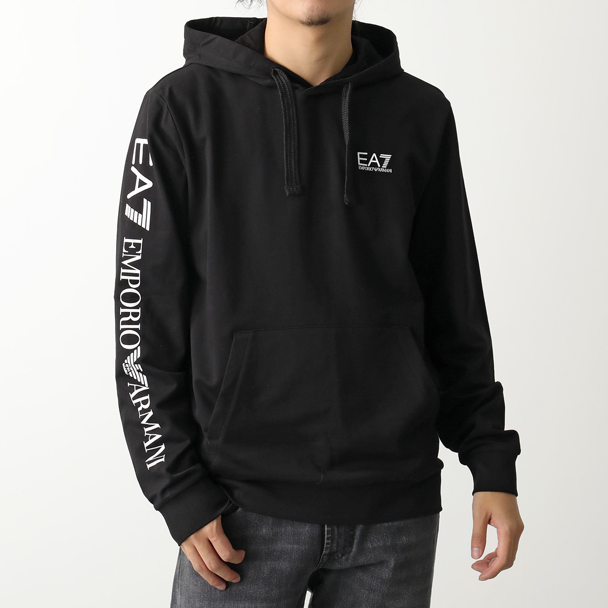 【美品】アルマーニ　パーカー　メンズXL 美品アルマーニエクスチェンジ ロゴパーカーXL新品 通販