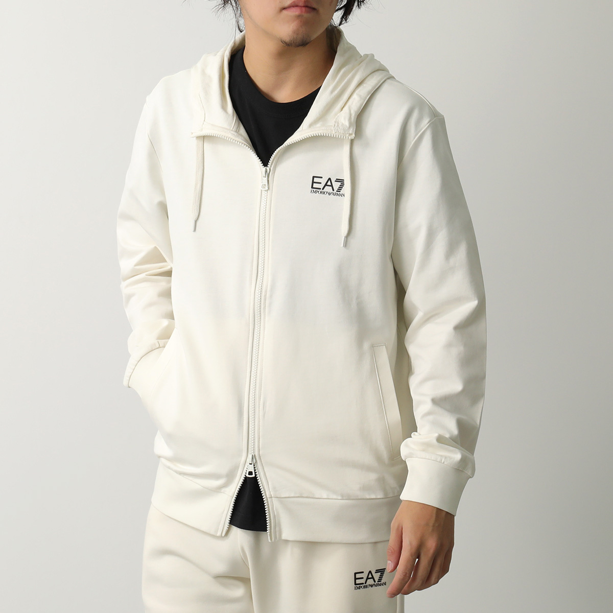 EMPORIO ARMANI アルマーニ 　　　フード付きパーカー クリーム色 楽天市場】EA7 EMPORIO ARMANI エアセッテ エンポリオアルマーニ