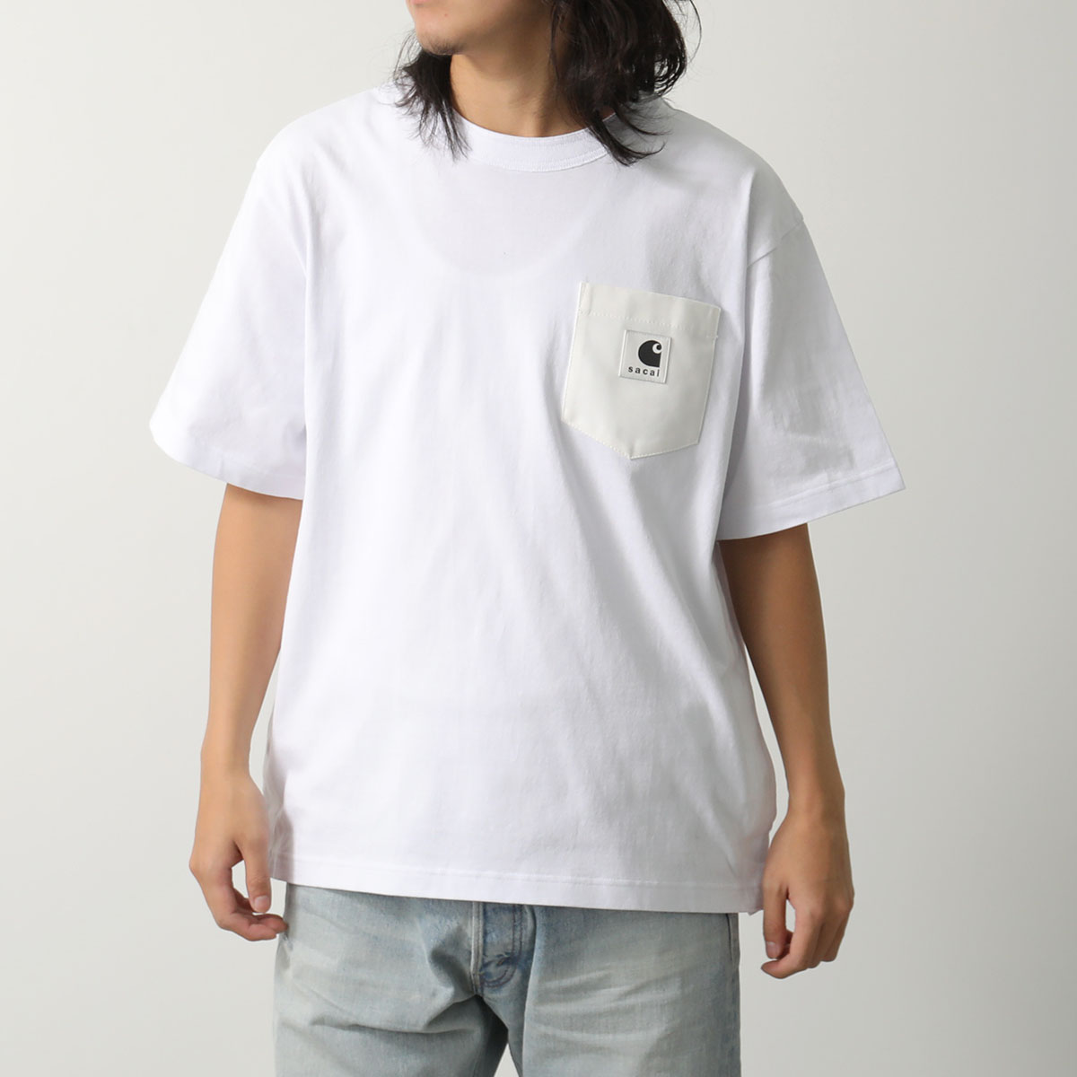 sacai（サカイ） × Carhartt WIP カーハート コラボ Tシャツ Cotton