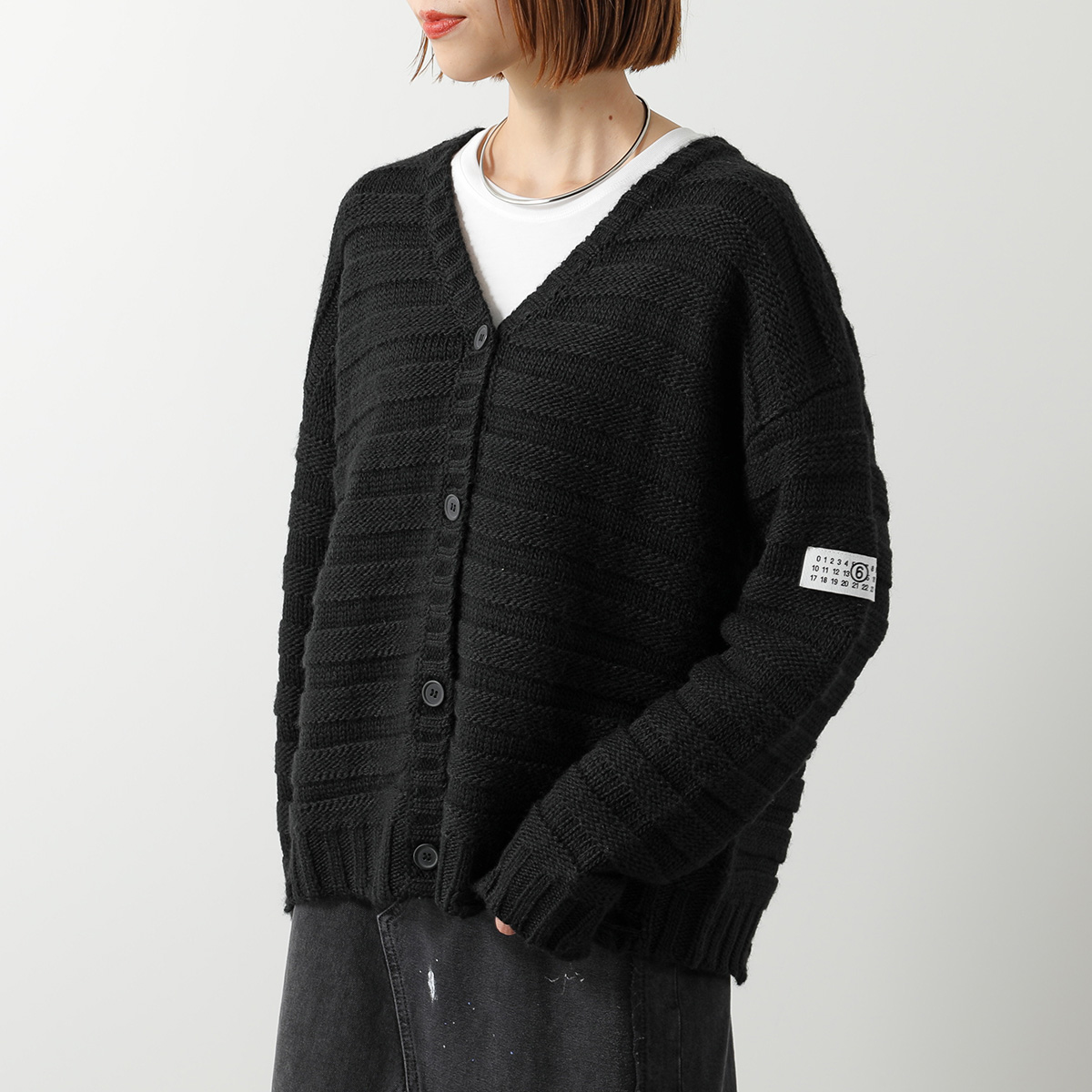 ミュウミュウ サイズ:36 MMF292 ビジューボタンタータンチェック