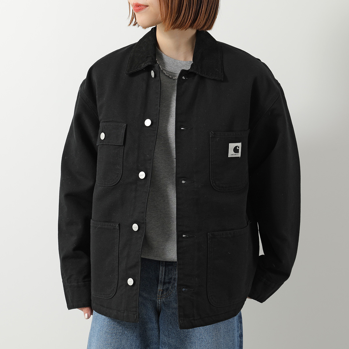 カーハート／コットン ジャケット（裏地付き）Carhartt WIP カーハート carhartt ダックジャケット ワーク ジップアップ ロゴ刺繍