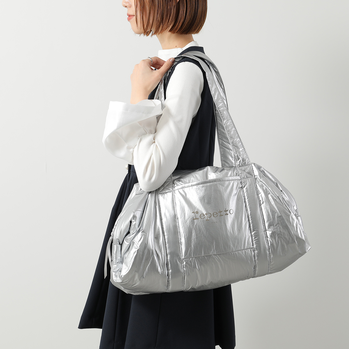 repetto（レペット） トートバッグ BIG GLIDE ビッグ グリッド B0233NC