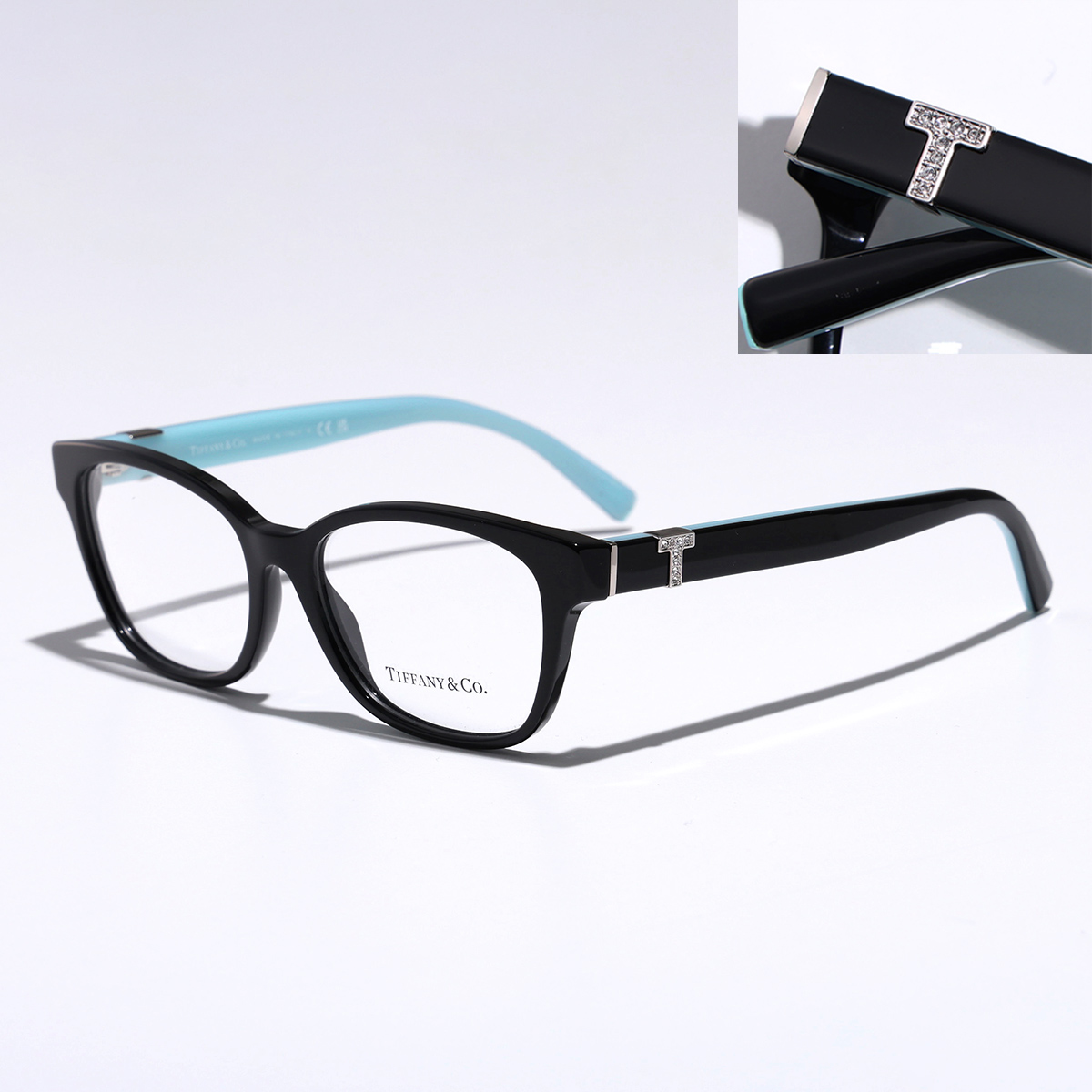 42,460円新品【ティファニー】 Tコレクション メガネフレーム フルリム眼鏡 TIFFANY&Co.（ティファニー） メガネ Tiffany T ティー TF2270-B