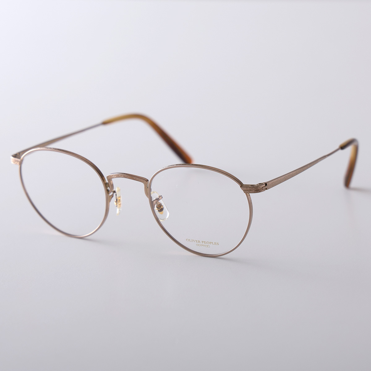 OLIVER PEOPLES オリバーピープルズ メガネ Coleridge OV1330T メンズ ボストン型 メタルフレーム クリングスタイプ ロゴ アイウェア カラー2色の画像