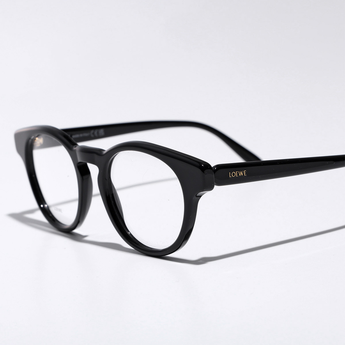 LOEWE  ブラック VLWA71K ボストン フレーム LOEWE（ロエベ） メガネ LW50085I メンズ ボストン型 セルフレーム