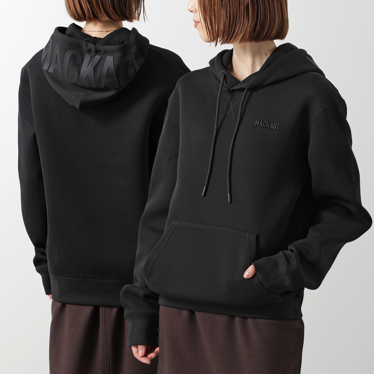Mackage マッカージュ パーカー KOLTON レディース ダンボールニット