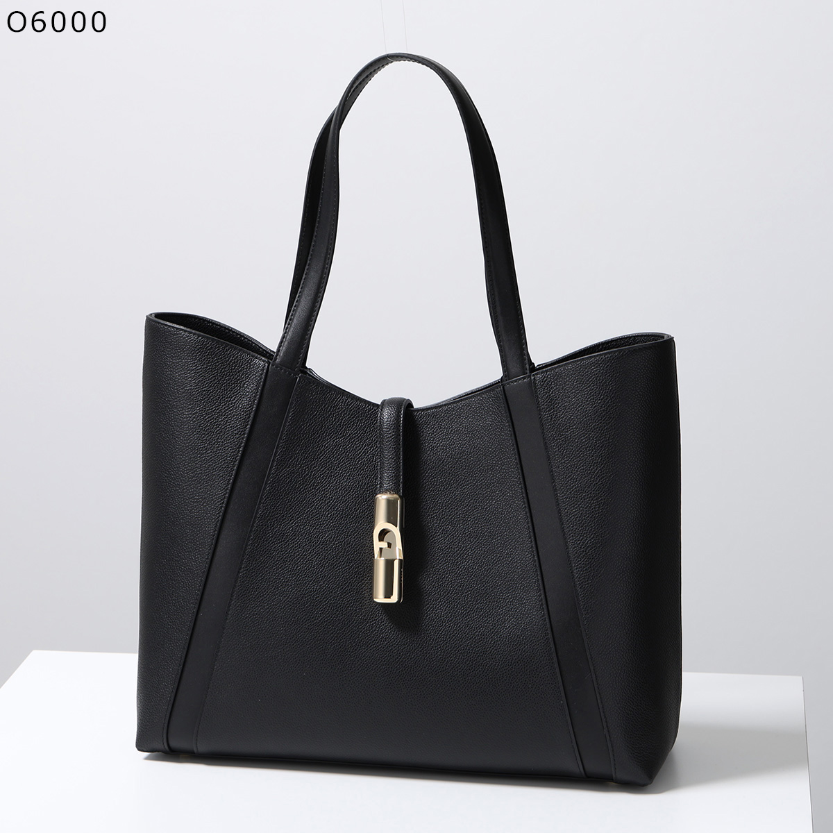 極美品✨フルラ ハンドバッグ オールレザー フロー ロゴ ベルト ビジネス 袋付 極美品✨フルラ ハンドバッグ オールレザー フロー ロゴ ベルト