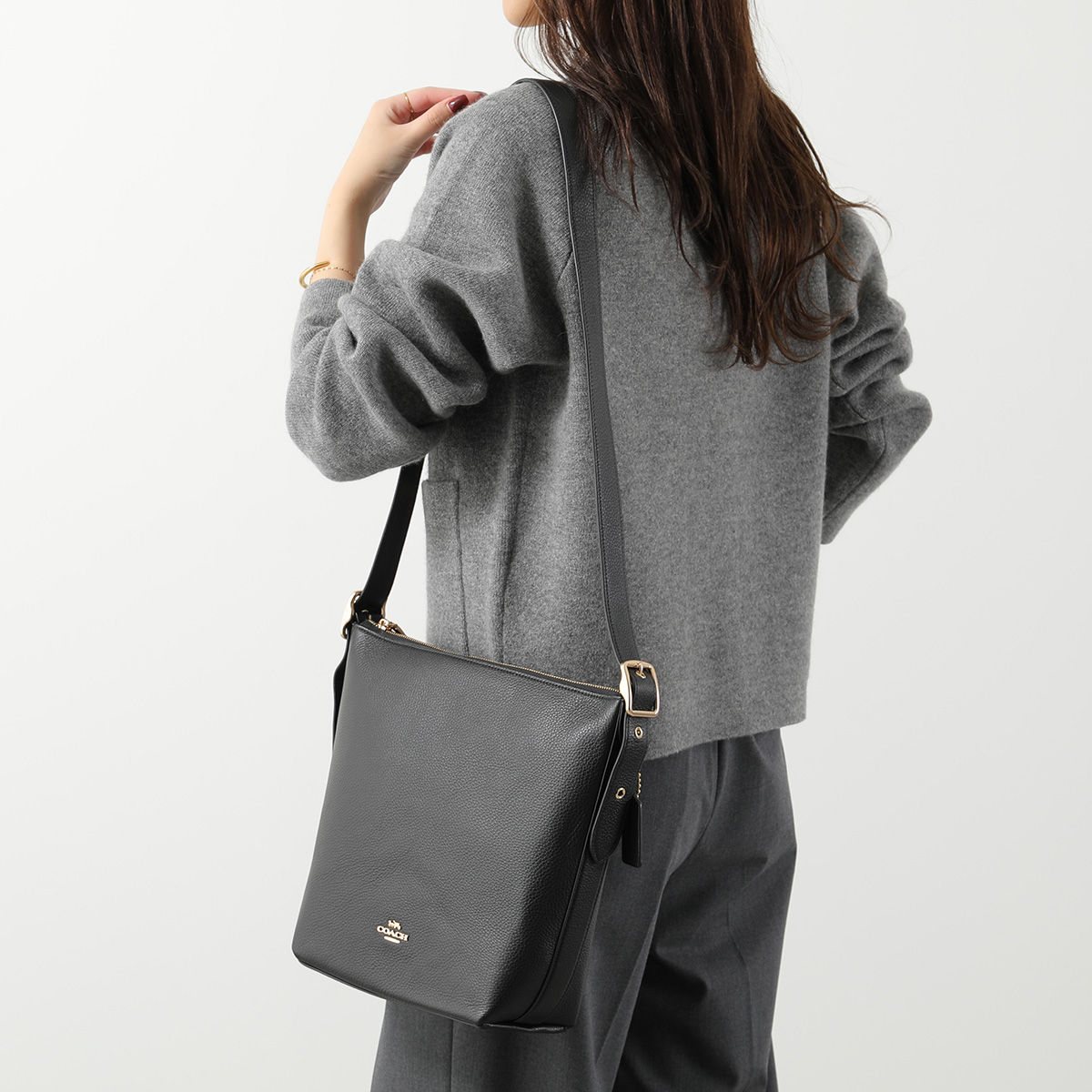 希少✨COACH コーチ ブリーカー　レザー　ダッフルサック　ショルダーバッグ 170216800531-0001-1.jpg